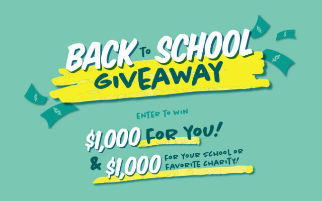 Win $1000 for you and $1000 For A School or Charity of Your Choice!