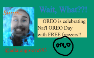 Adlai's Wait, What?! - Get a Free Oreo Freezer!